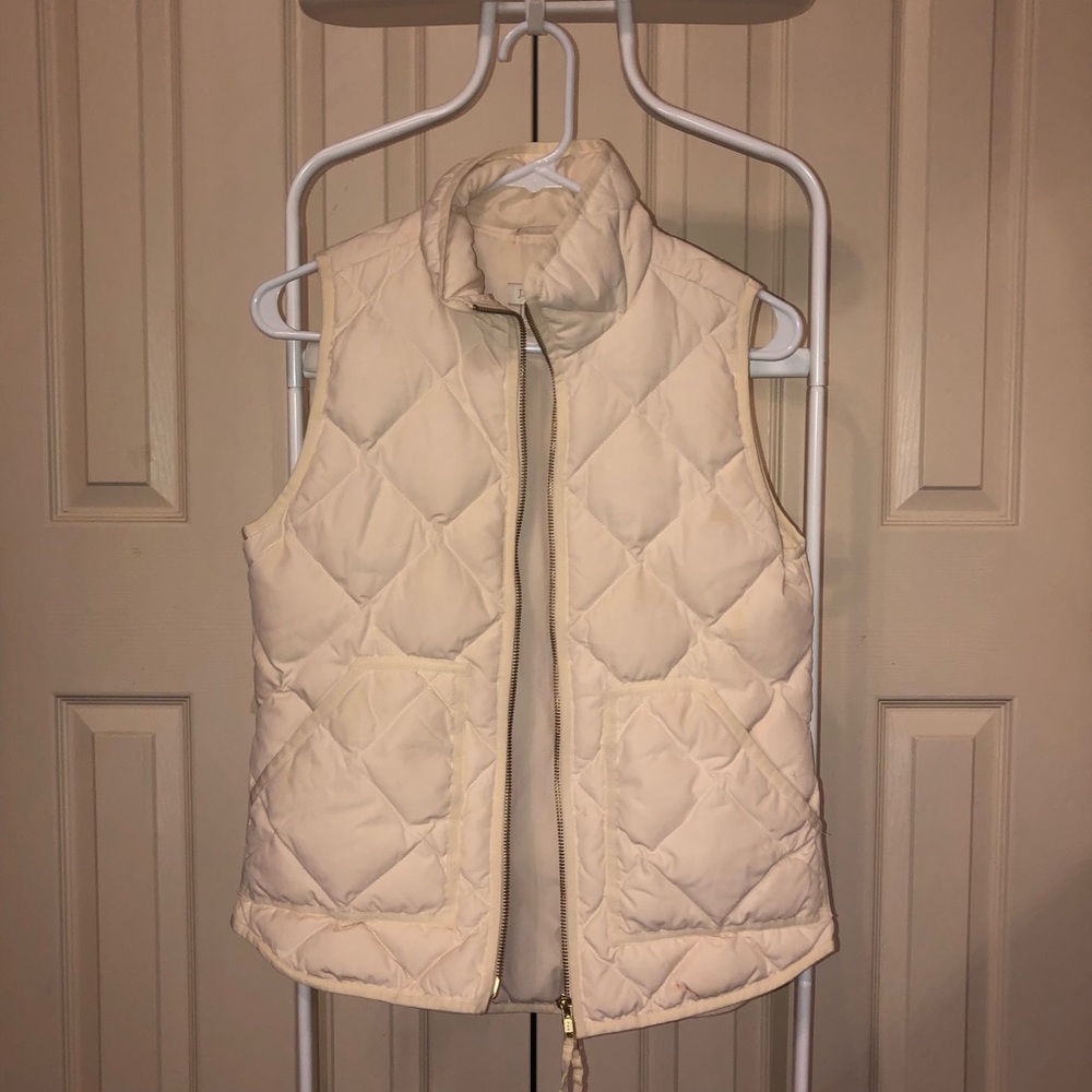 J. Crew Excursion Quilted Down Vest (size XXS)